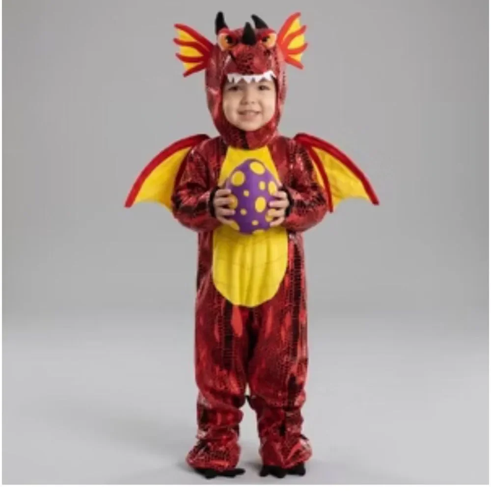 Costume Kids Children Dragon Sz S New 5 to 7 years Halloween
